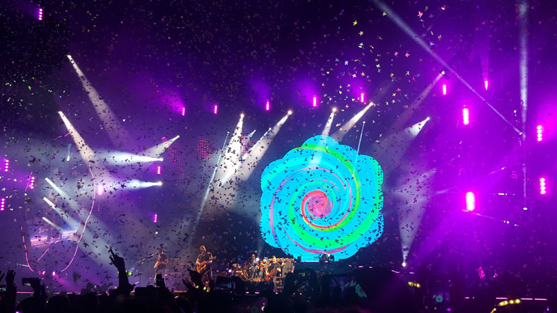 Coldplay Backdrop