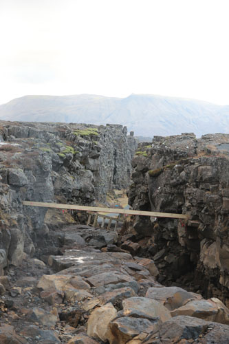 This is where the American and Eurasian tectonic plates meet