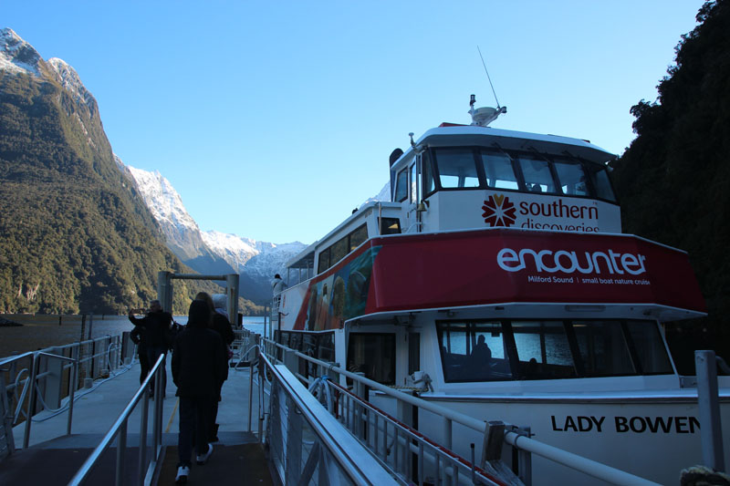 Southern Discoveries cruise in Milford Sound